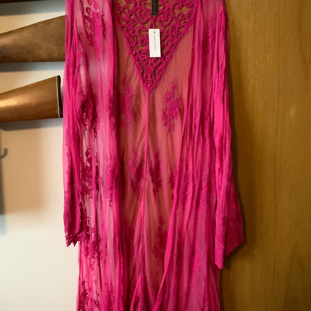 Lane Bryant light lace cover.
